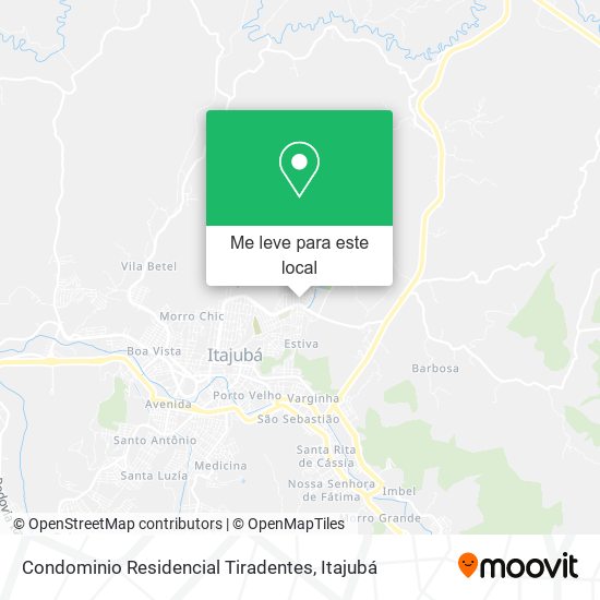 Condominio Residencial Tiradentes mapa