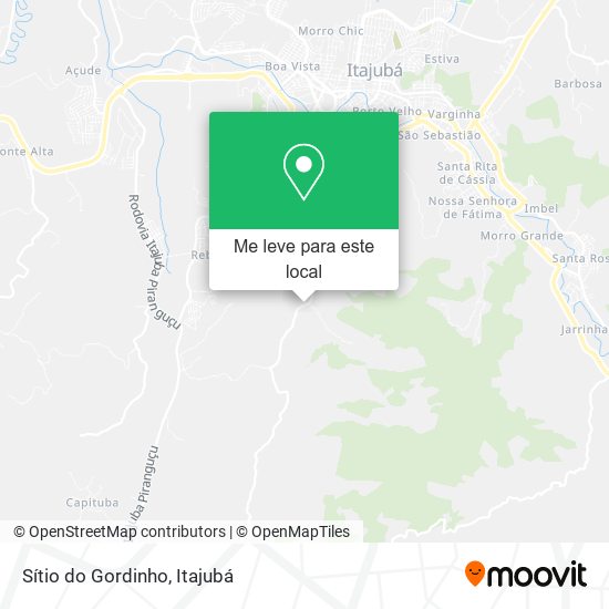 Sítio do Gordinho mapa