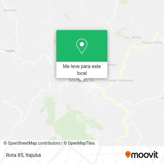 Rota 85 mapa