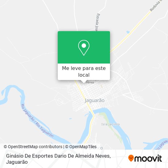 Ginásio De Esportes Dario De Almeida Neves mapa