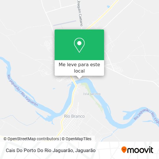 Cais Do Porto Do Rio Jaguarão mapa