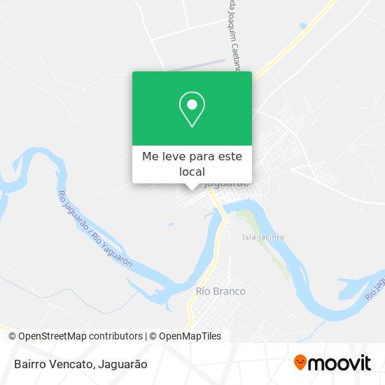 Bairro Vencato mapa