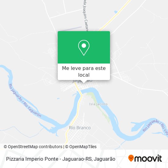 Pizzaria Imperio Ponte - Jaguarao-RS mapa