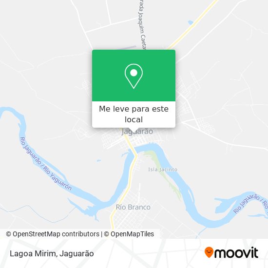 Lagoa Mirim mapa