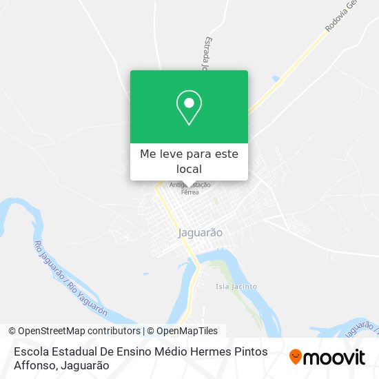 Escola Estadual De Ensino Médio Hermes Pintos Affonso mapa