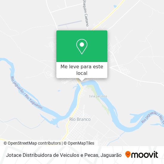 Jotace Distribuidora de Veiculos e Pecas mapa