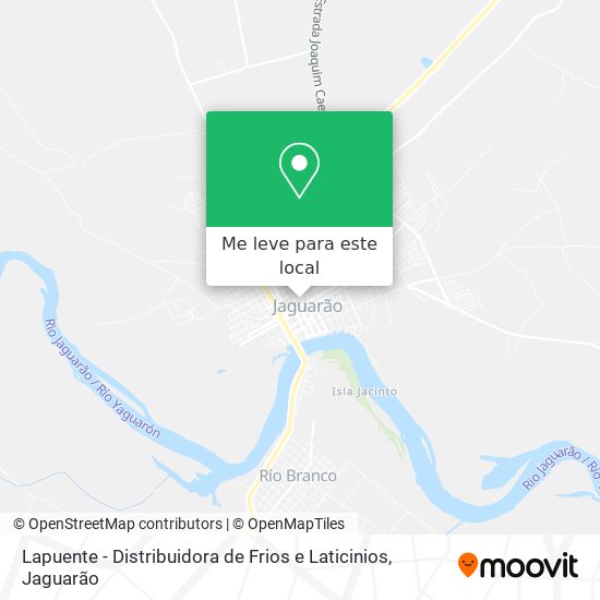 Lapuente - Distribuidora de Frios e Laticinios mapa