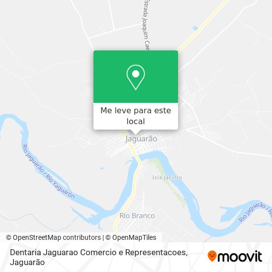 Dentaria Jaguarao Comercio e Representacoes mapa