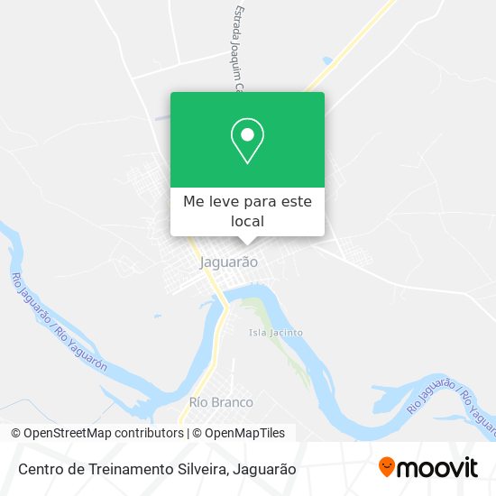 Centro de Treinamento Silveira mapa