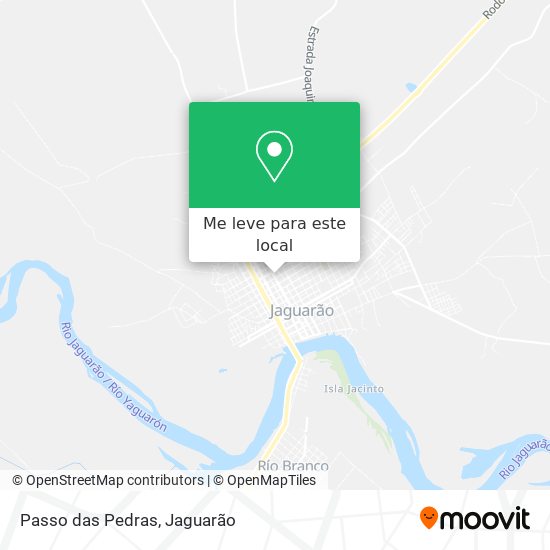 Passo das Pedras mapa