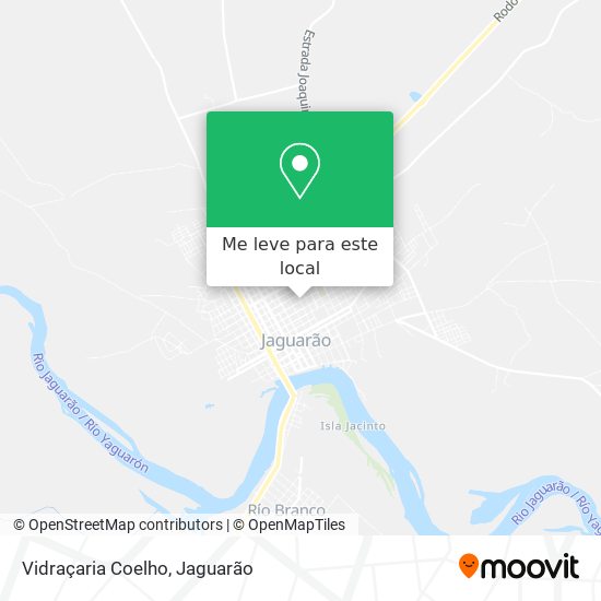 Vidraçaria Coelho mapa