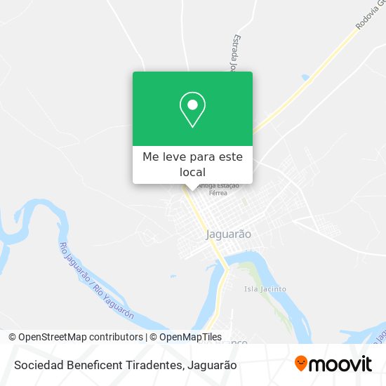 Sociedad Beneficent Tiradentes mapa