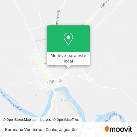 Barbearia Vanderson Cunha mapa