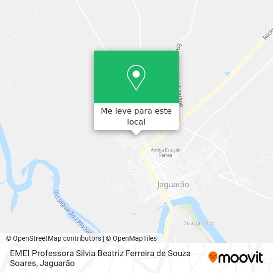 EMEI Professora Silvia Beatriz Ferreira de Souza Soares mapa