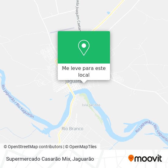 Supermercado Casarão Mix mapa