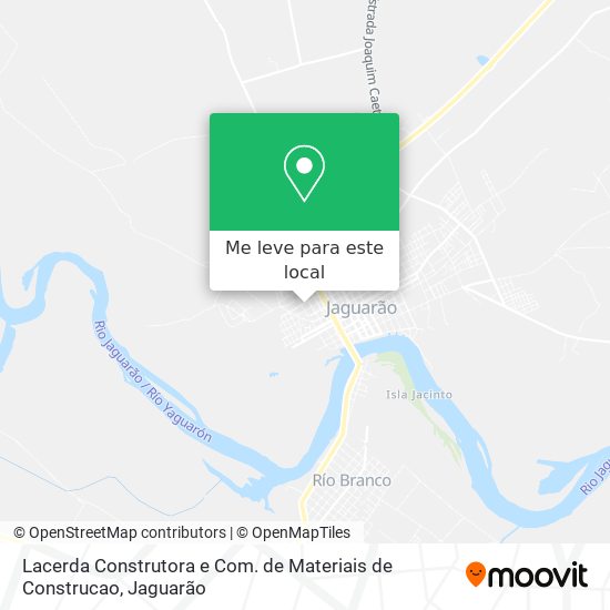 Lacerda Construtora e Com. de Materiais de Construcao mapa