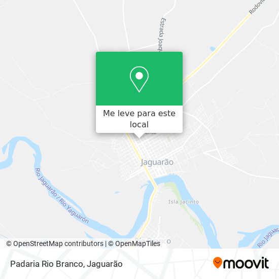 Padaria Rio Branco mapa