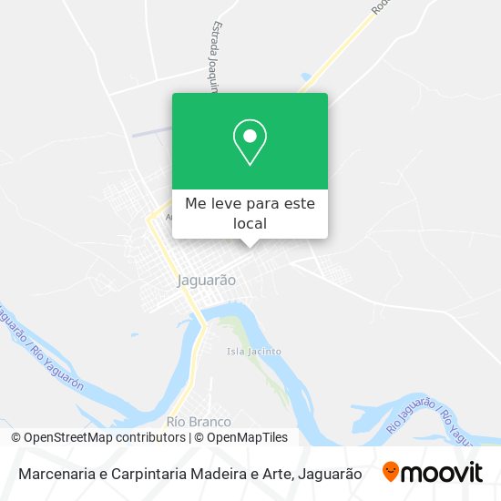 Marcenaria e Carpintaria Madeira e Arte mapa