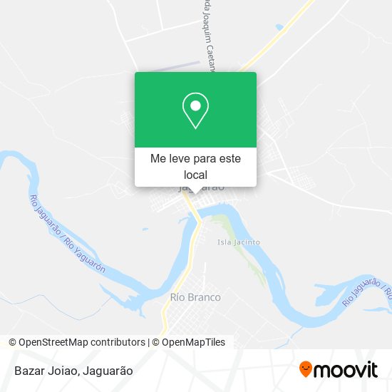 Bazar Joiao mapa