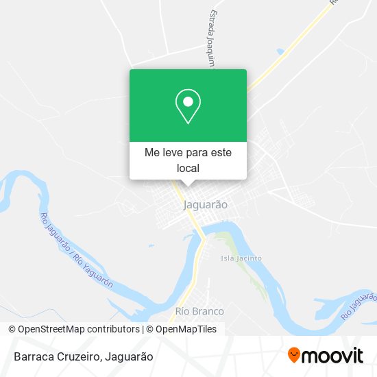 Barraca Cruzeiro mapa