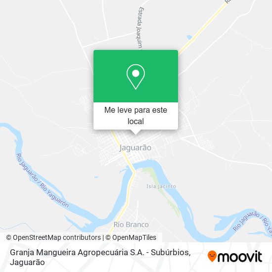 Granja Mangueira Agropecuária S.A. - Subúrbios mapa