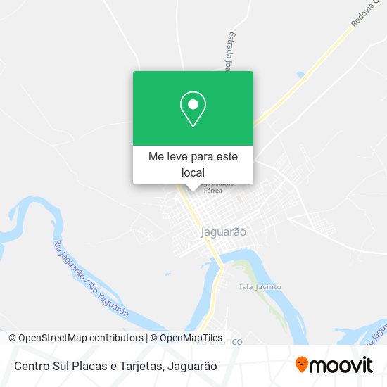 Centro Sul Placas e Tarjetas mapa