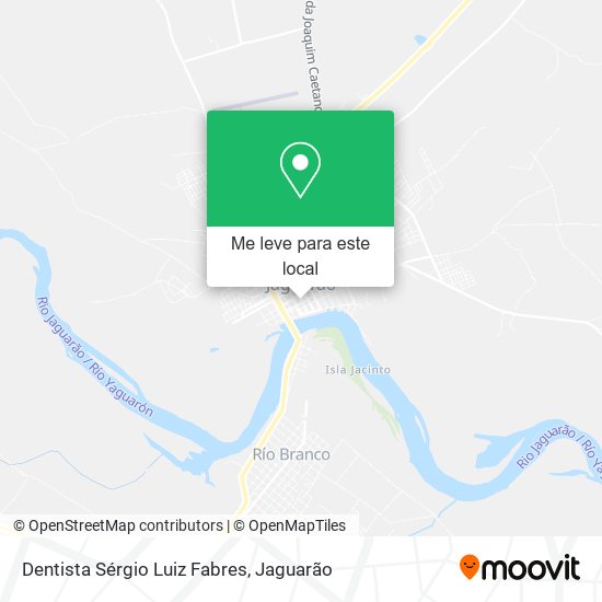 Dentista Sérgio Luiz Fabres mapa