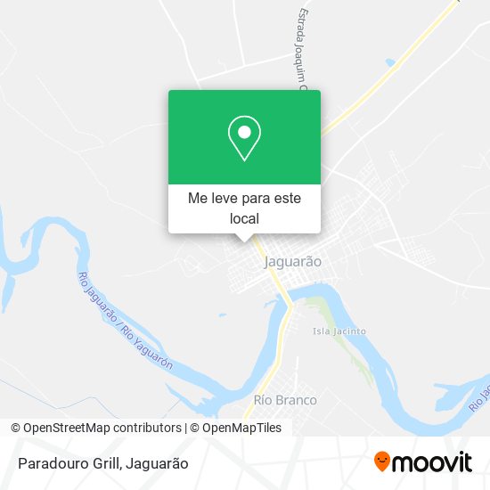 Paradouro Grill mapa