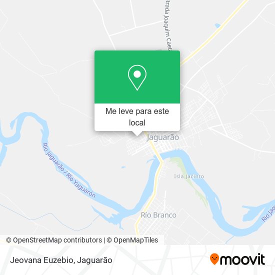 Jeovana Euzebio mapa