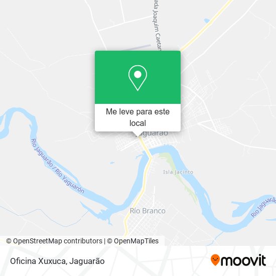 Oficina Xuxuca mapa