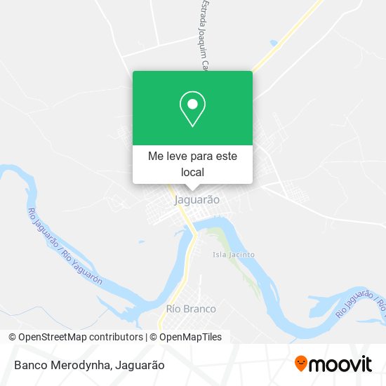 Banco Merodynha mapa