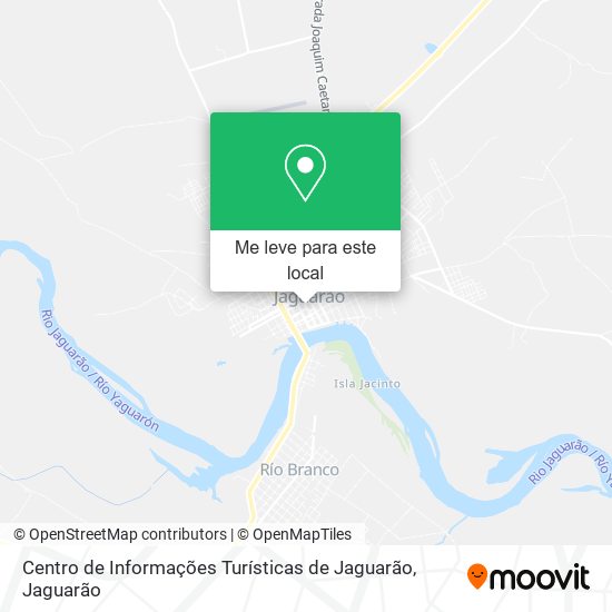 Centro de Informações Turísticas de Jaguarão mapa