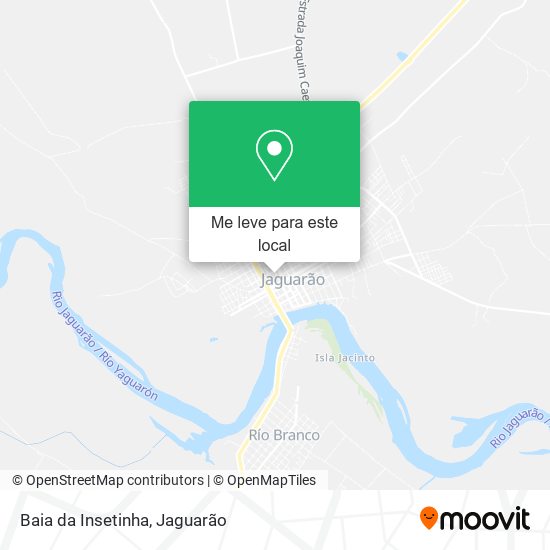 Baia da Insetinha mapa