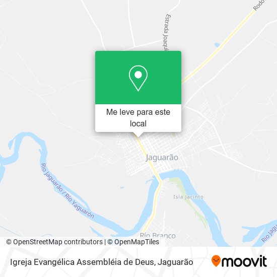 Igreja Evangélica Assembléia de Deus mapa