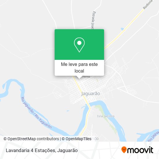 Lavandaria 4 Estações mapa
