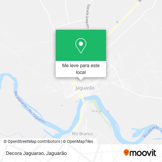 Decora Jaguarao mapa