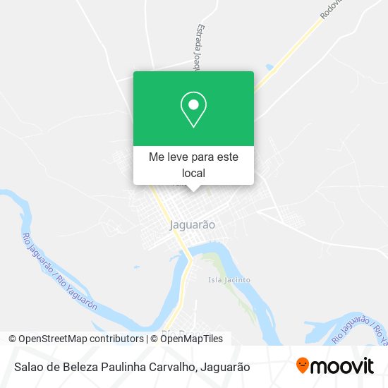 Salao de Beleza Paulinha Carvalho mapa