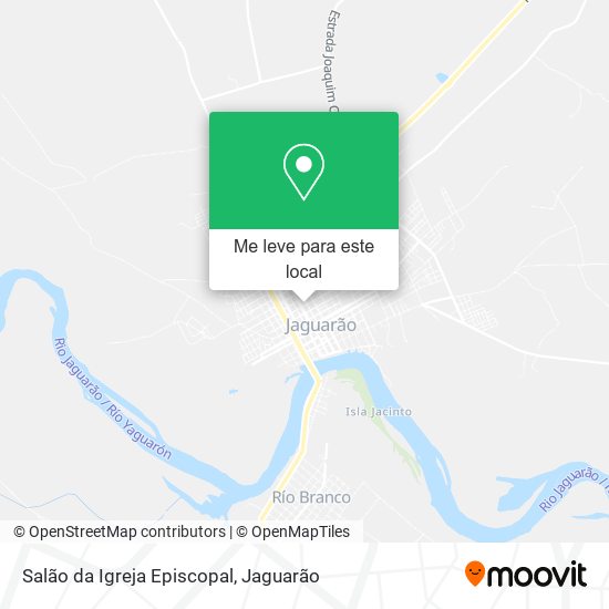 Salão da Igreja Episcopal mapa