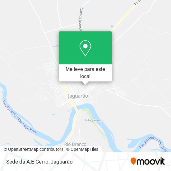 Sede da A.E Cerro mapa