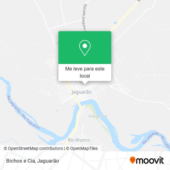 Bichos e Cia mapa