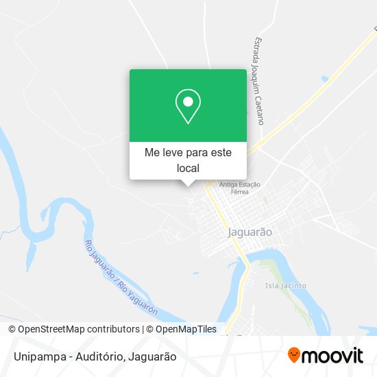 Unipampa - Auditório mapa