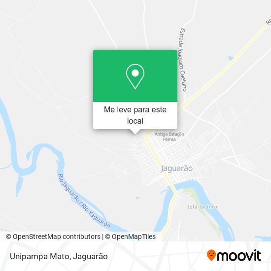 Unipampa Mato mapa