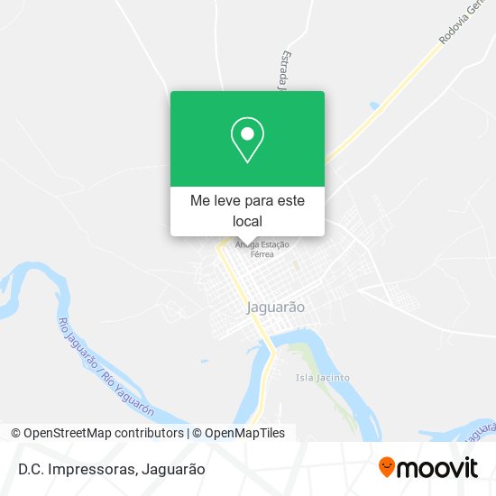D.C. Impressoras mapa