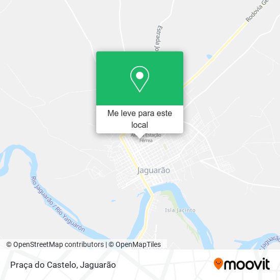 Praça do Castelo mapa