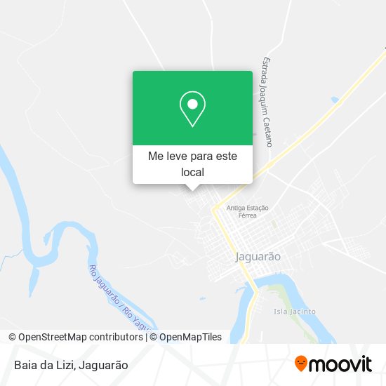 Baia da Lizi mapa