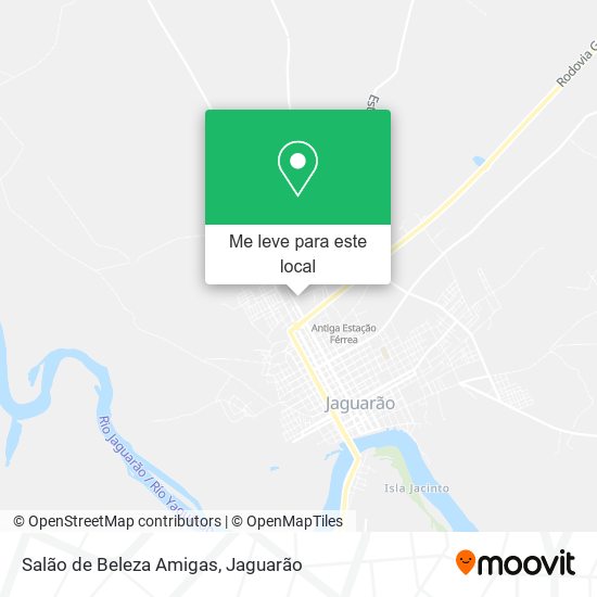 Salão de Beleza Amigas mapa