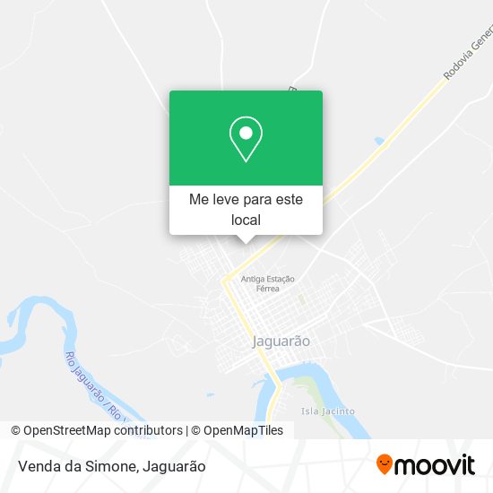 Venda da Simone mapa
