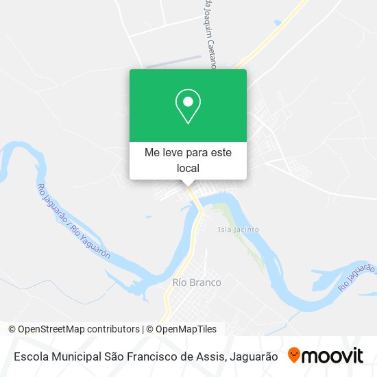 Escola Municipal São Francisco de Assis mapa