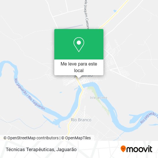 Técnicas Terapêuticas mapa