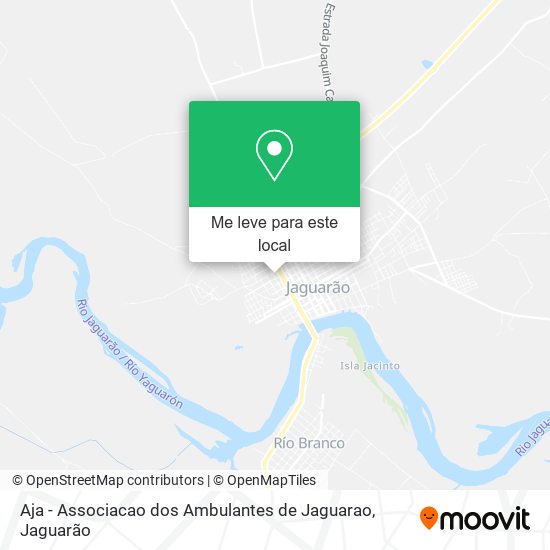 Aja - Associacao dos Ambulantes de Jaguarao mapa